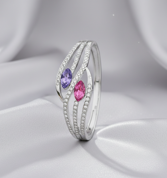 CYAN Multi colour Austrian Crystal Smart Bracelet