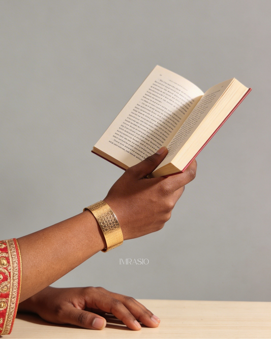 Fins Brass Cuff Bracelet