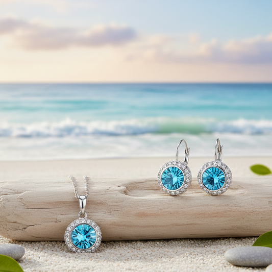 Cyan Moon light pendant set